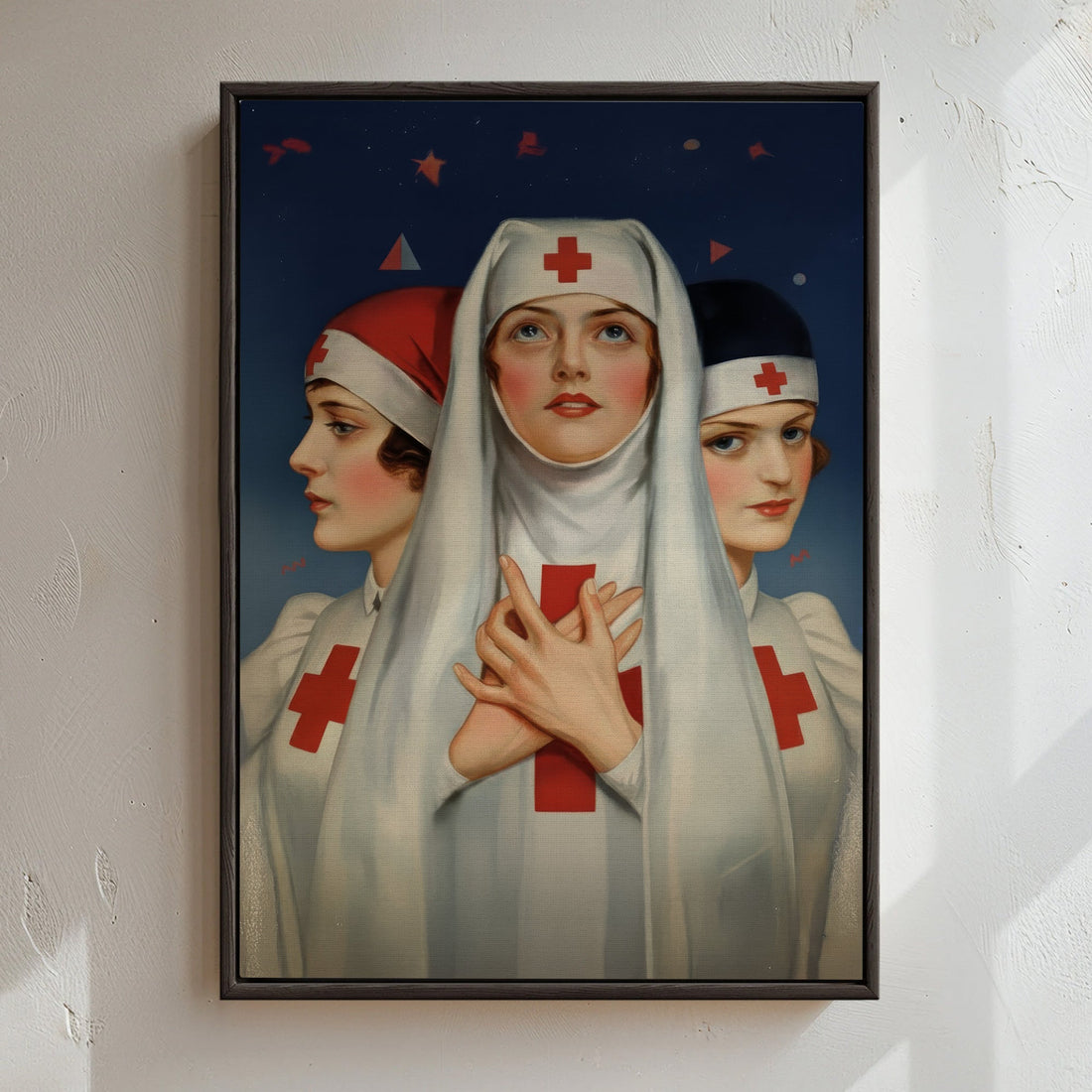Vintage Red Cross Nurse Canvas