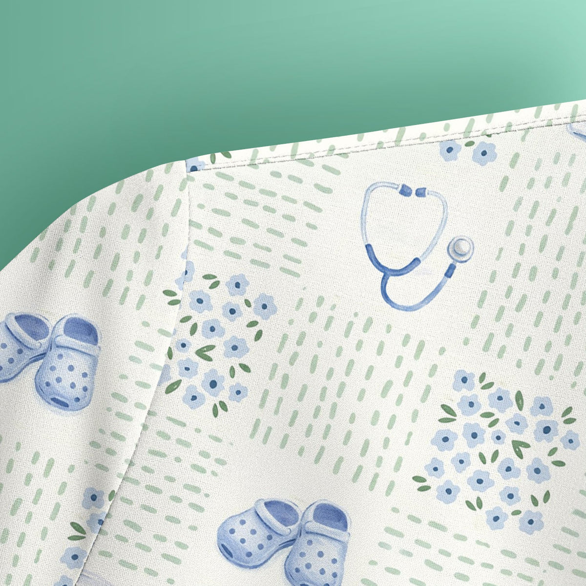 Medical Essentials Nurse Scrub Top