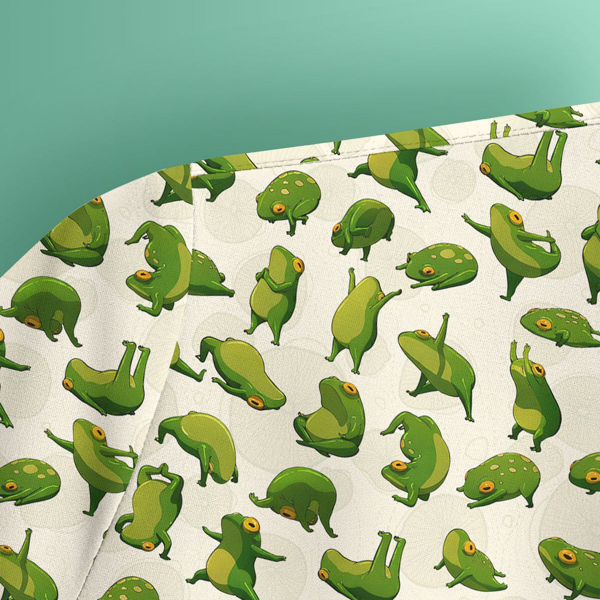Frog Cartoon Nurse Scrub Top