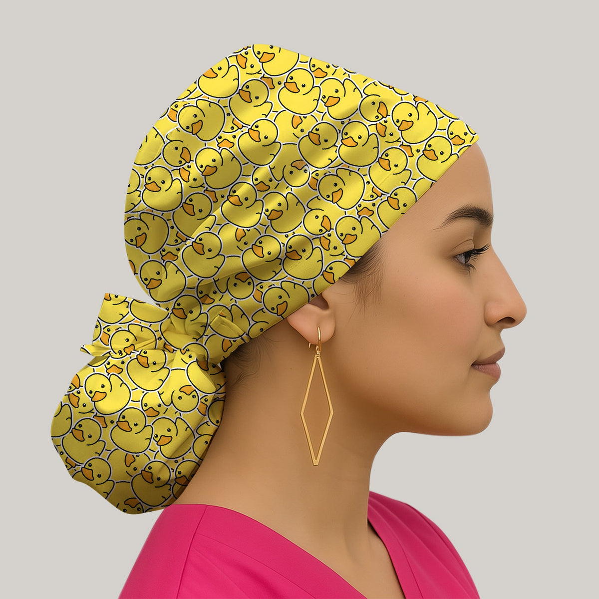 Yellow Rubber Duck Scrub Cap