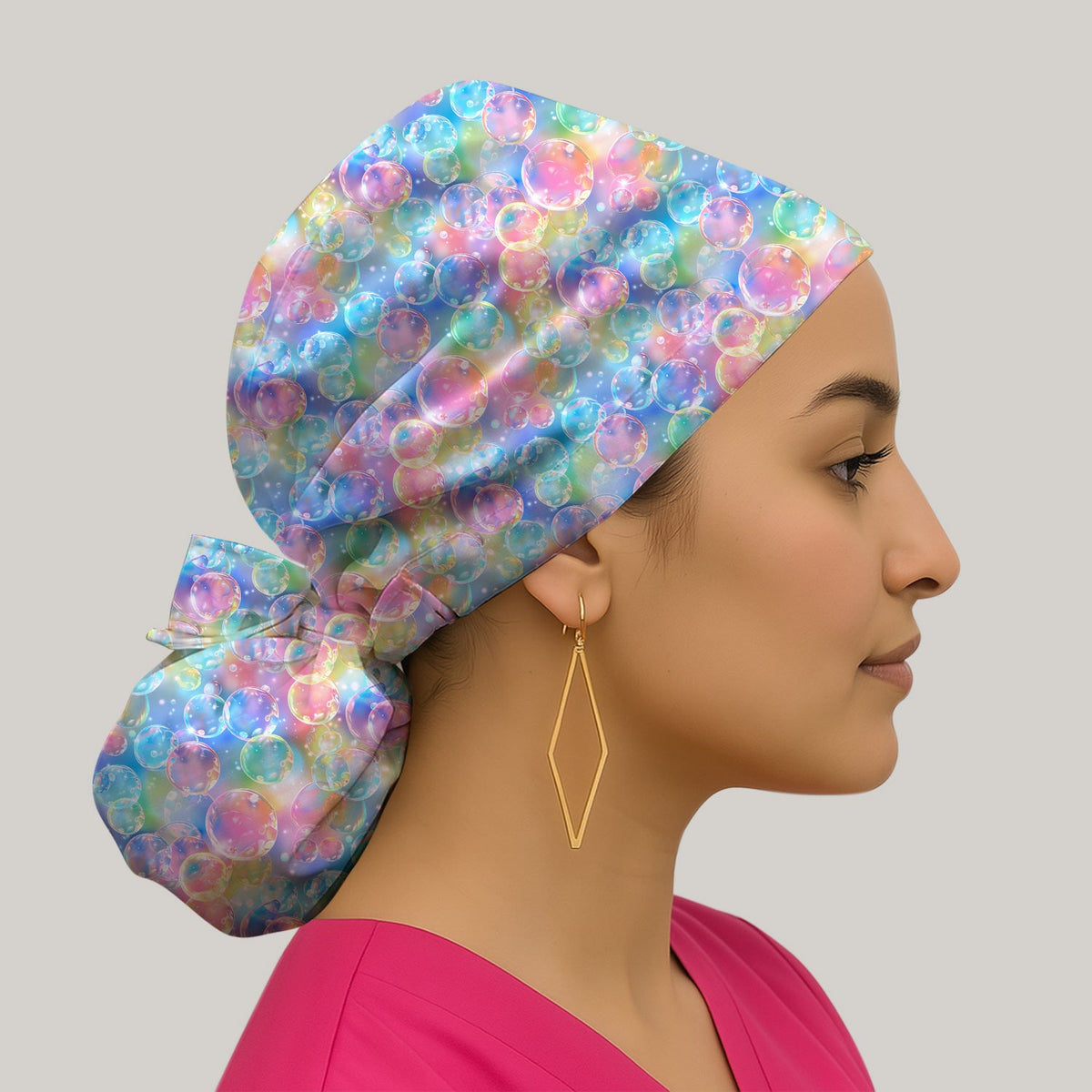 Colorful Floating Soap Bubble Scrub Cap