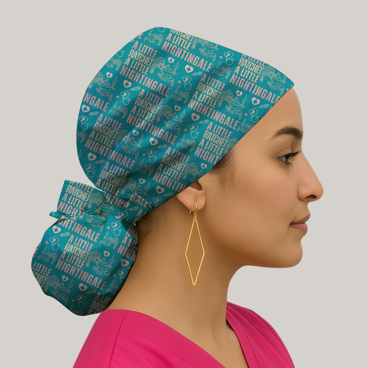 A Little Ratchet A Little Nightingale Scrub Cap