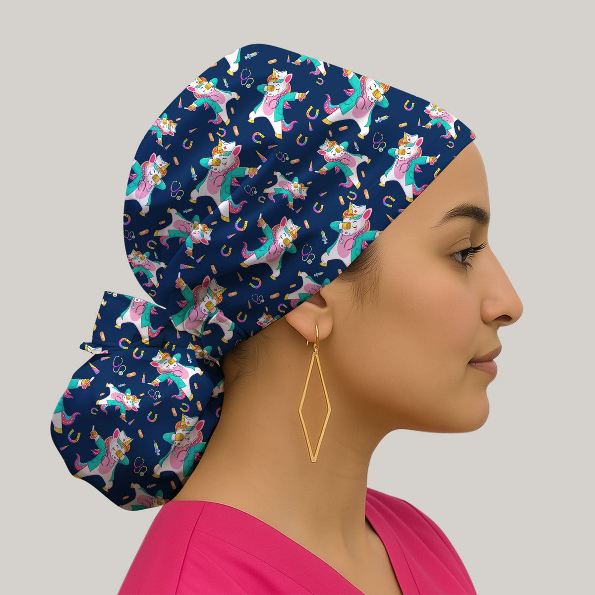 Unicorn Dance Scrub Cap