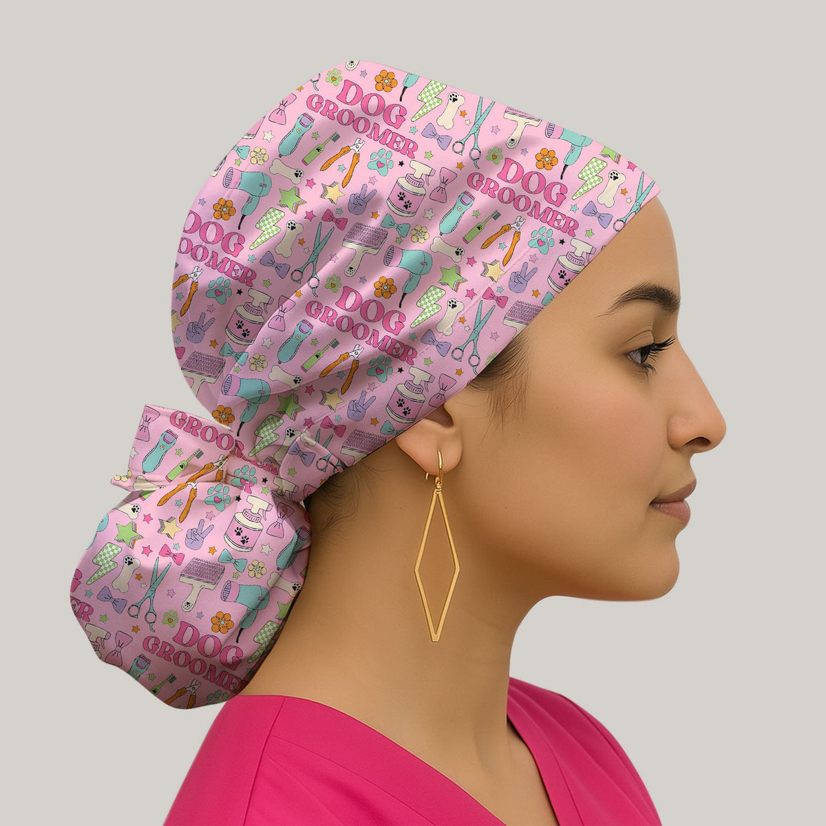 Dog Groomer Tools Scrub Cap