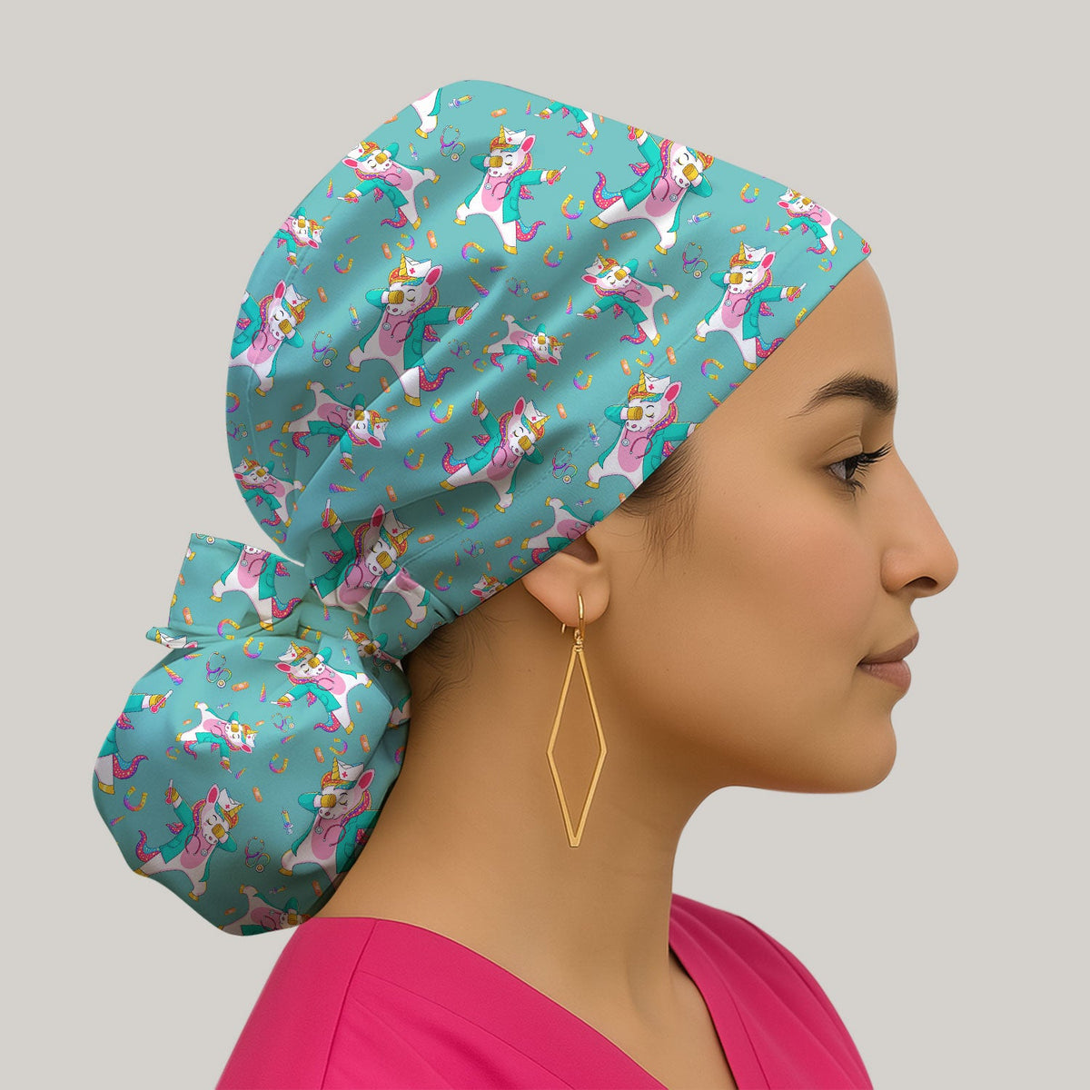 Unicorn Dance Scrub Cap