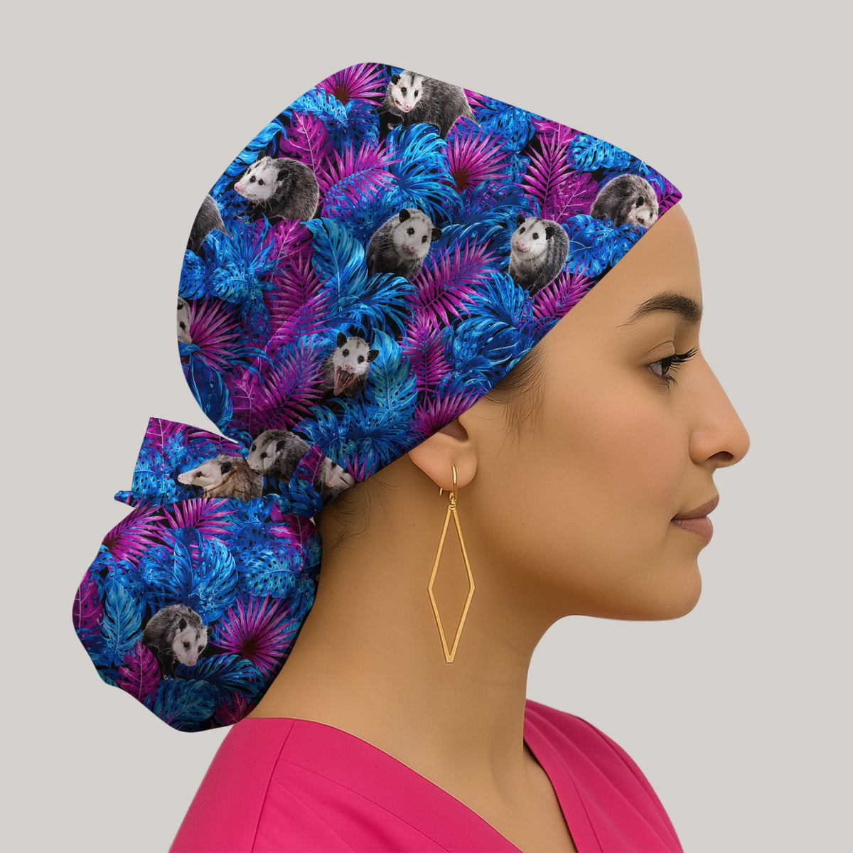 Opossum Tropical Scrub Cap