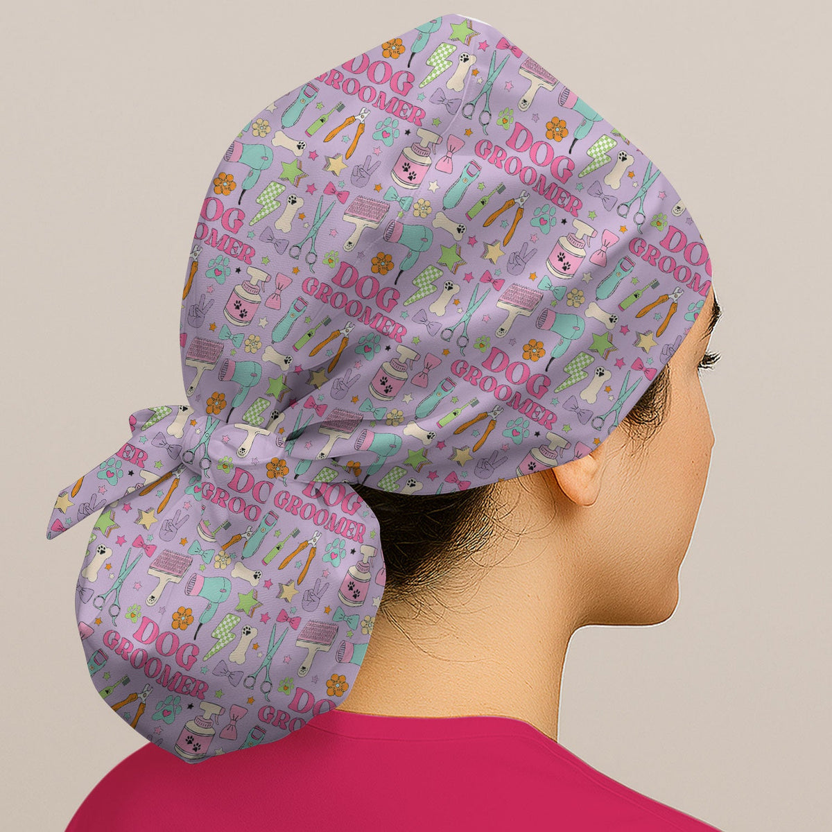 Dog Groomer Tools Scrub Cap