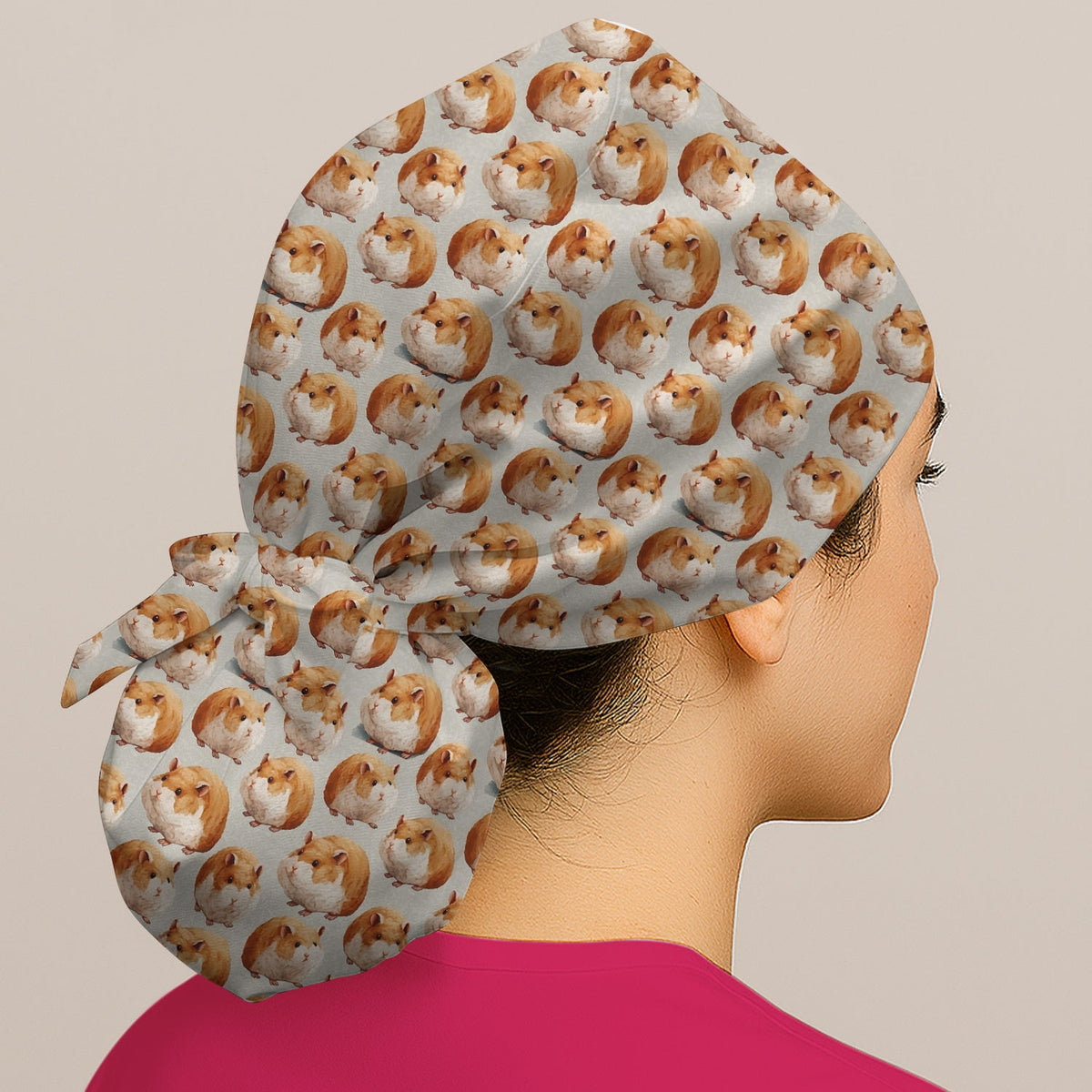 Hamster Scrub Cap