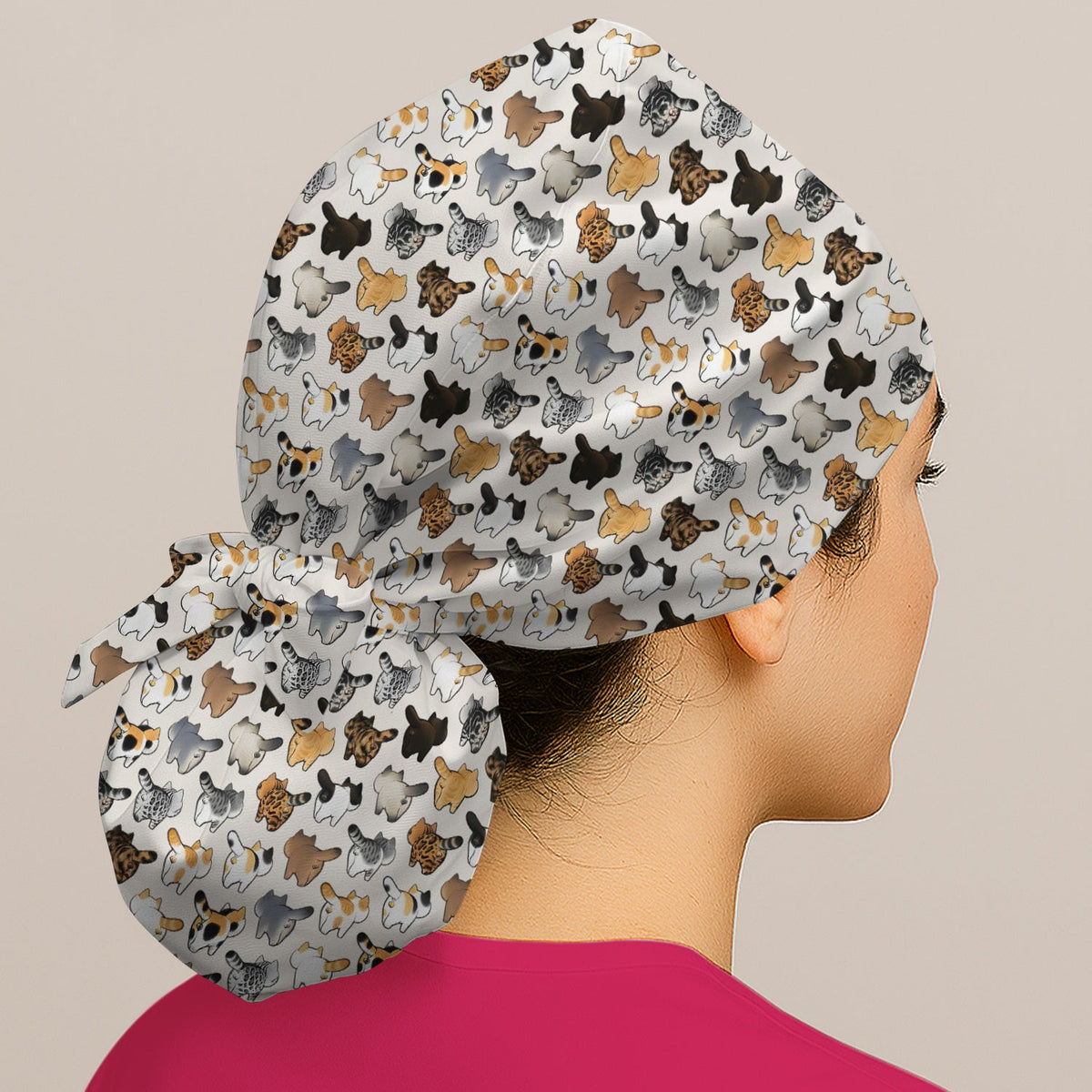 Cat Butt Scrub Cap