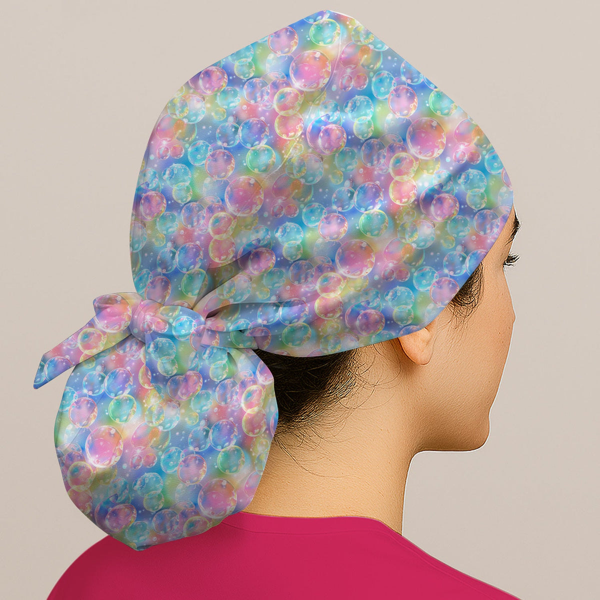 Colorful Floating Soap Bubble Scrub Cap