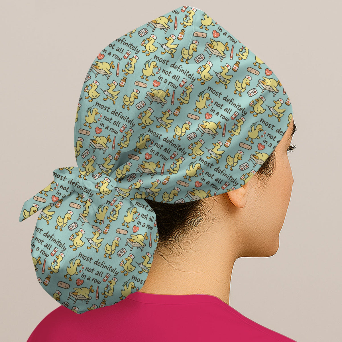 Duck Medical Humor Scrub Cap