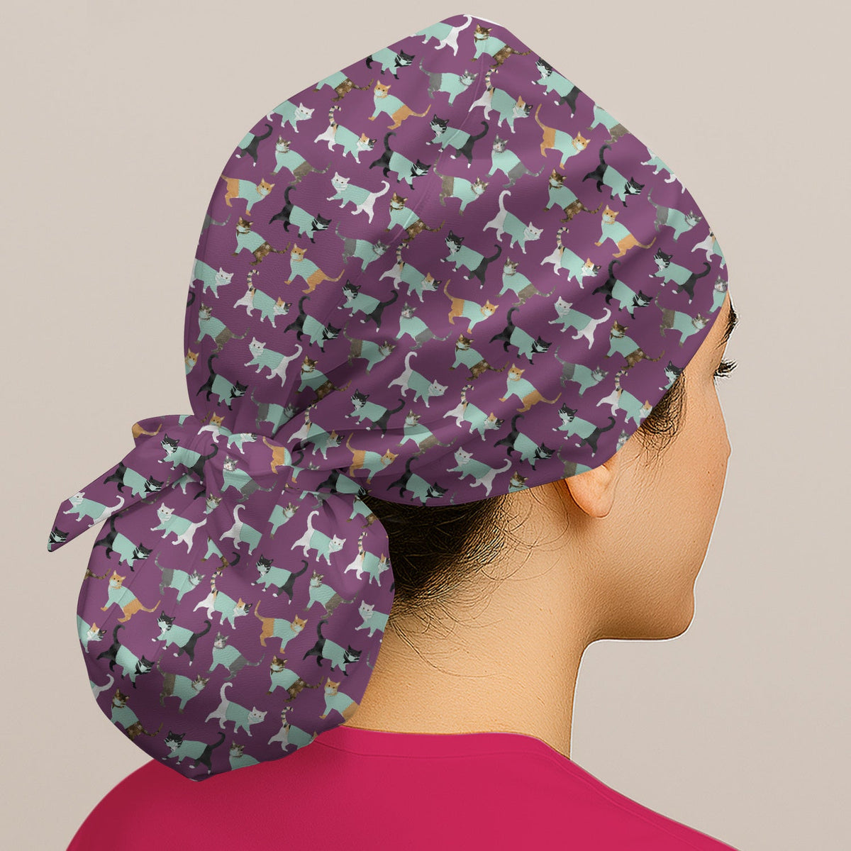 Cat Nurse Scrub Cap