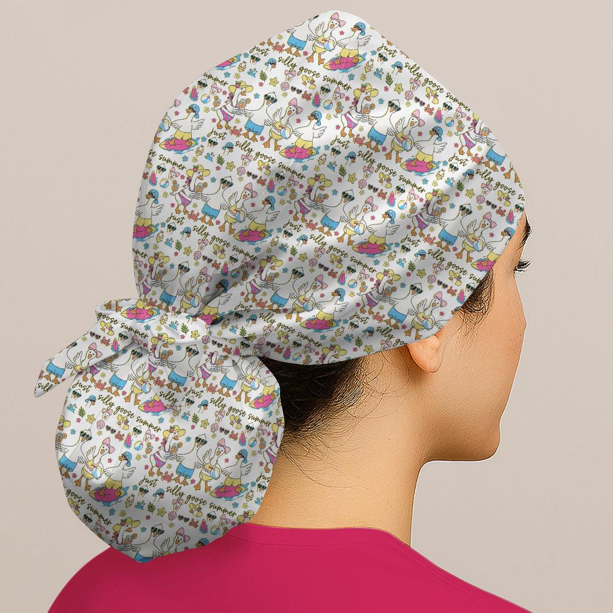 Silly Goose Summer Scrub Cap