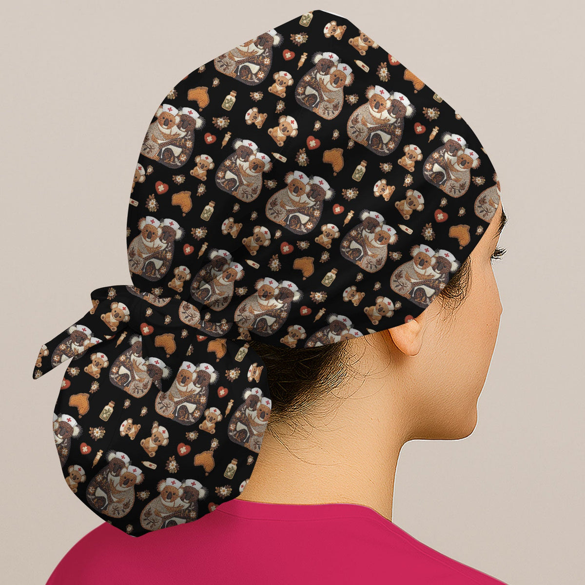 Koala Scrub Cap - Valentines Day Gift For Nurse