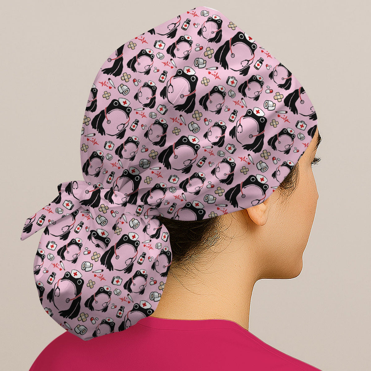 Frog Medical Scrub Cap
