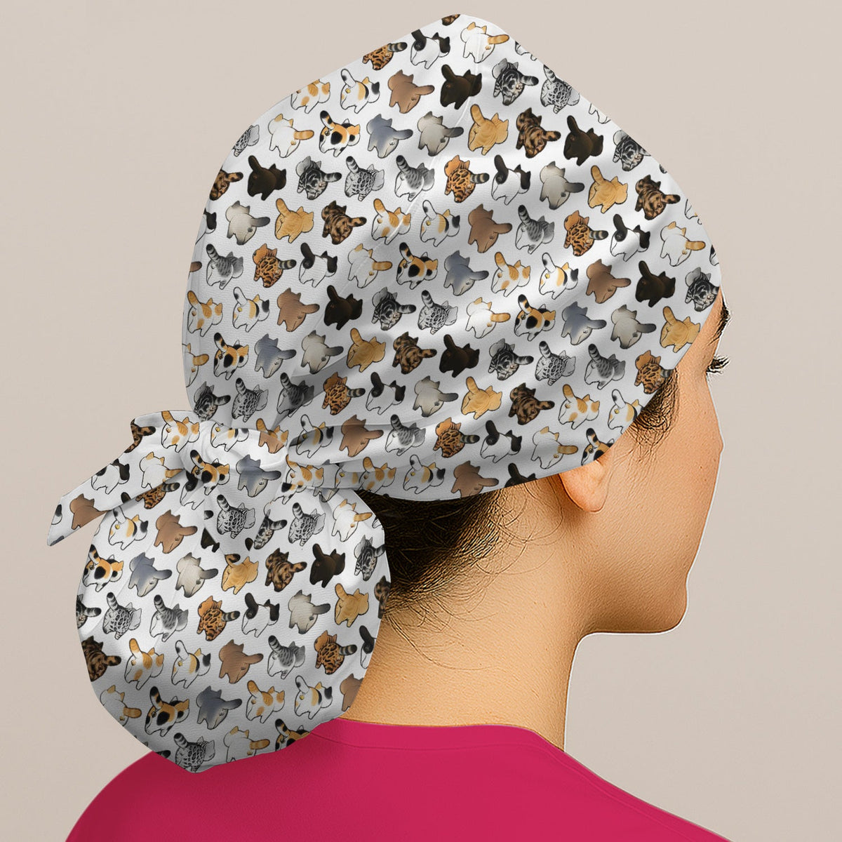 Cat Butt Scrub Cap