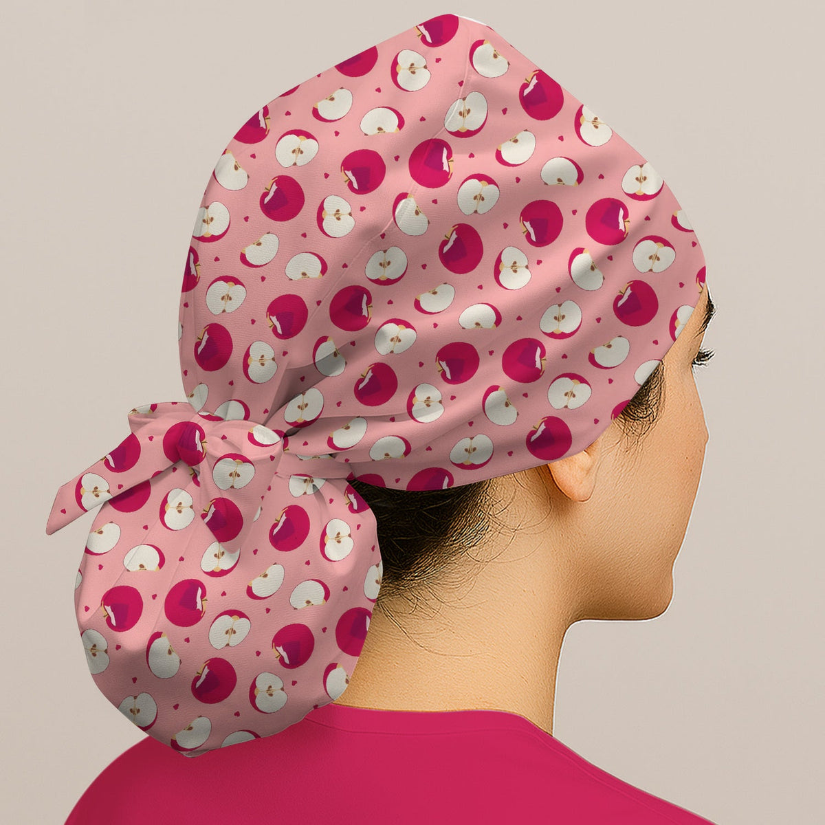 Red Apple Scrub Cap