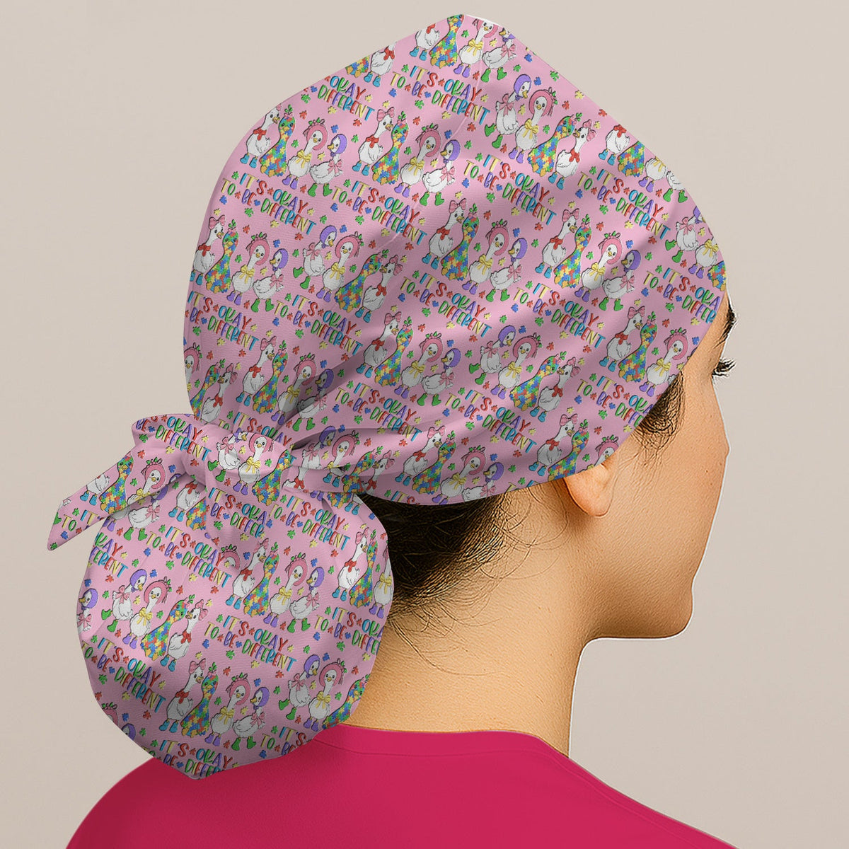 It's Okay To Be Different Duck Scrub Cap