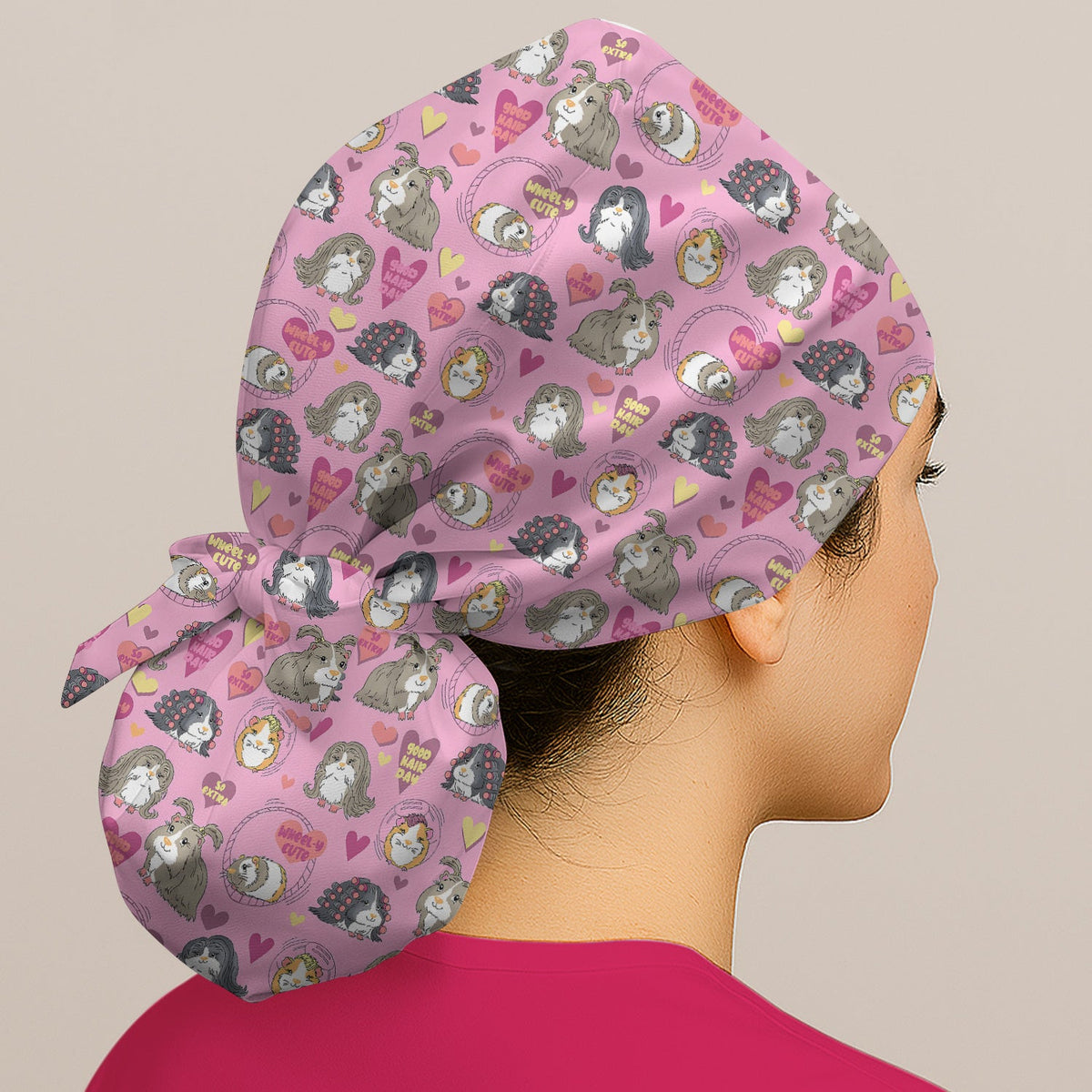 Guinea Pig Heart Scrub Cap