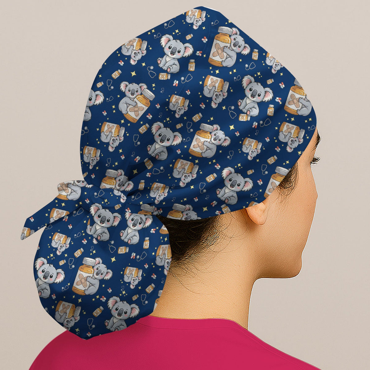 Koala Bandage Medicine Scrub Cap