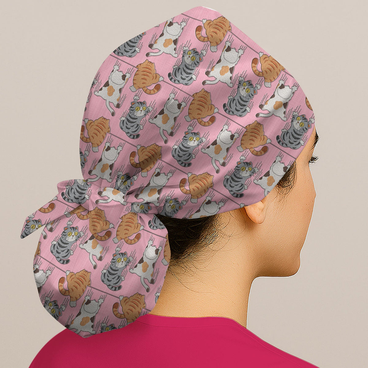 Cats Scrub Cap
