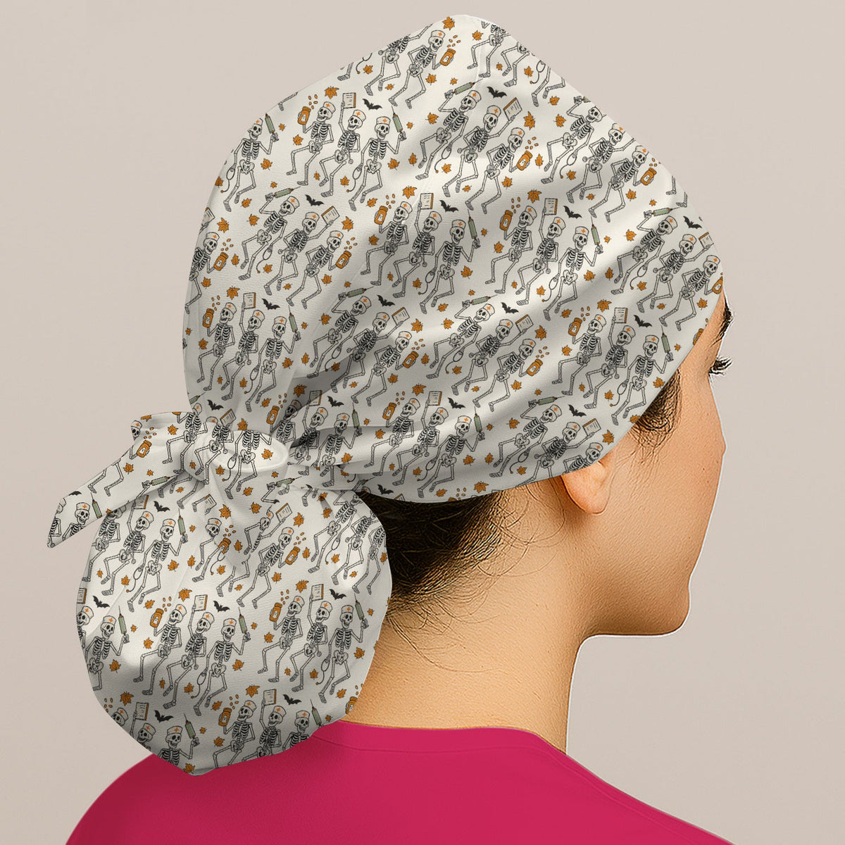 Skeleton Scrub Cap - Halloween Gift