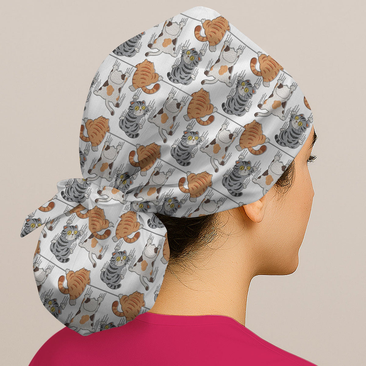 Cats Scrub Cap