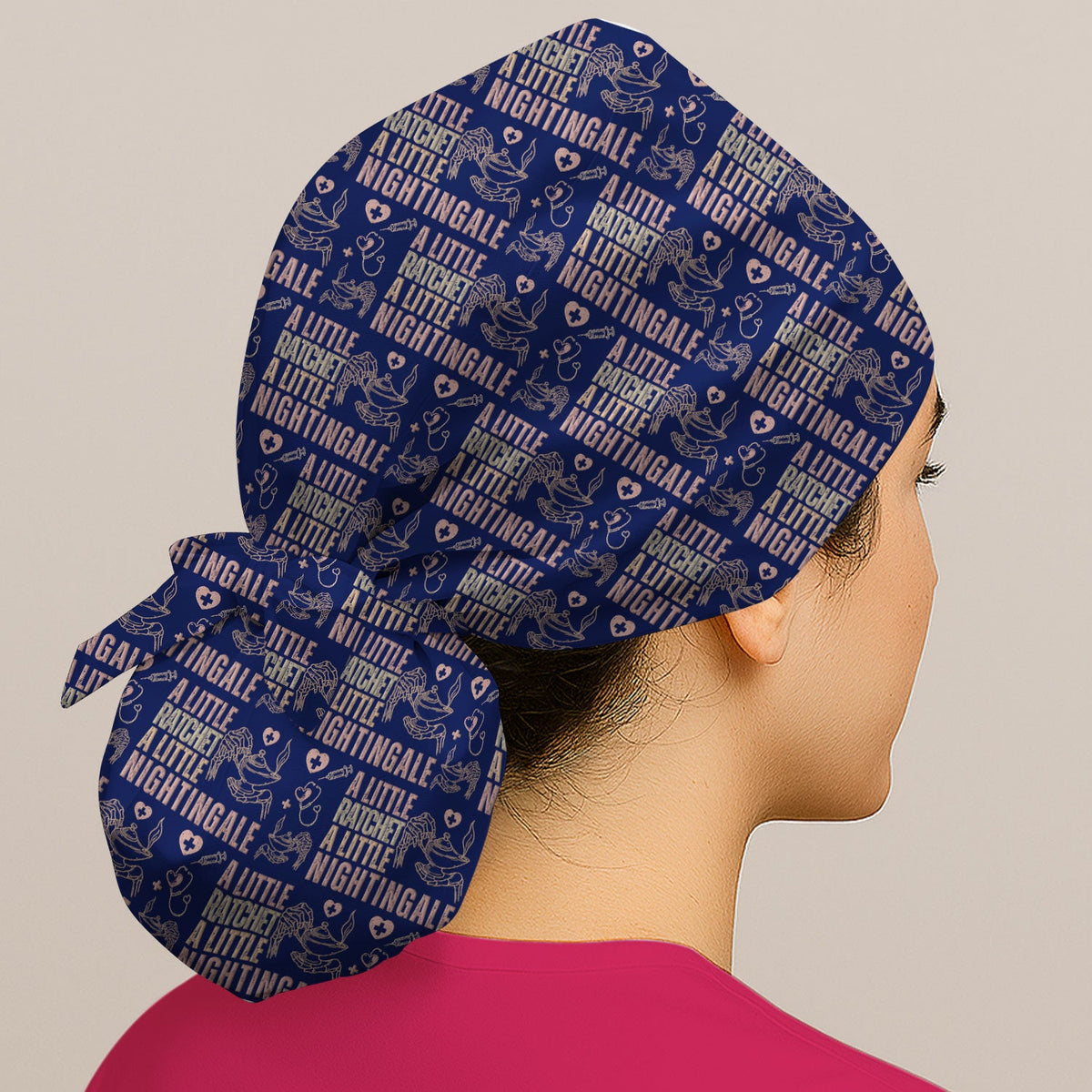 A Little Ratchet A Little Nightingale Scrub Cap