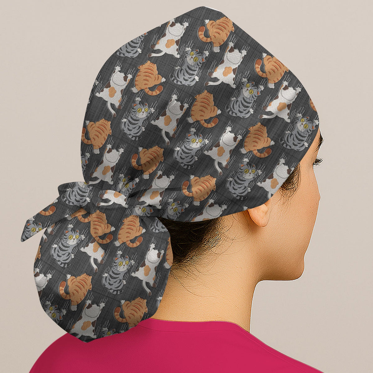 Cats Scrub Cap