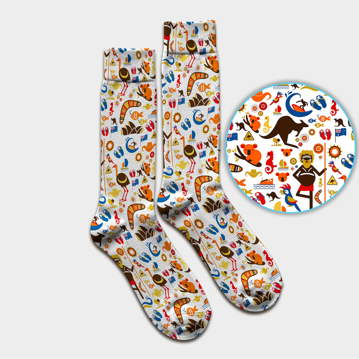 Indigenous Inspired Icon Nurse Socks