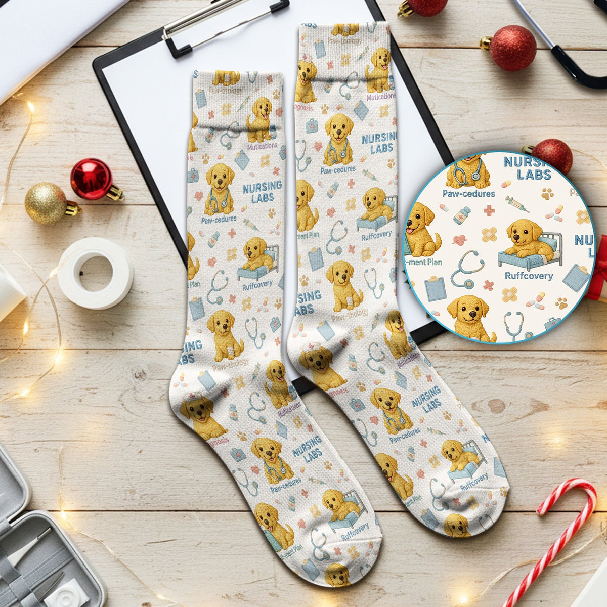 Labrador Nurse Socks