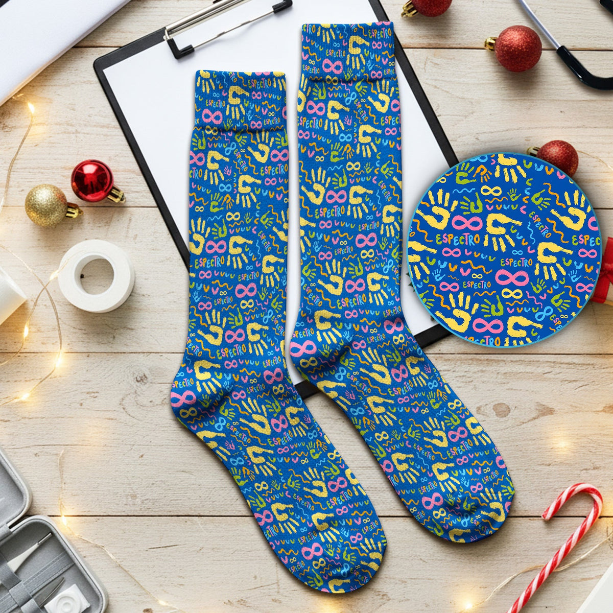 Autism Spectrum Infinity Nurse Socks