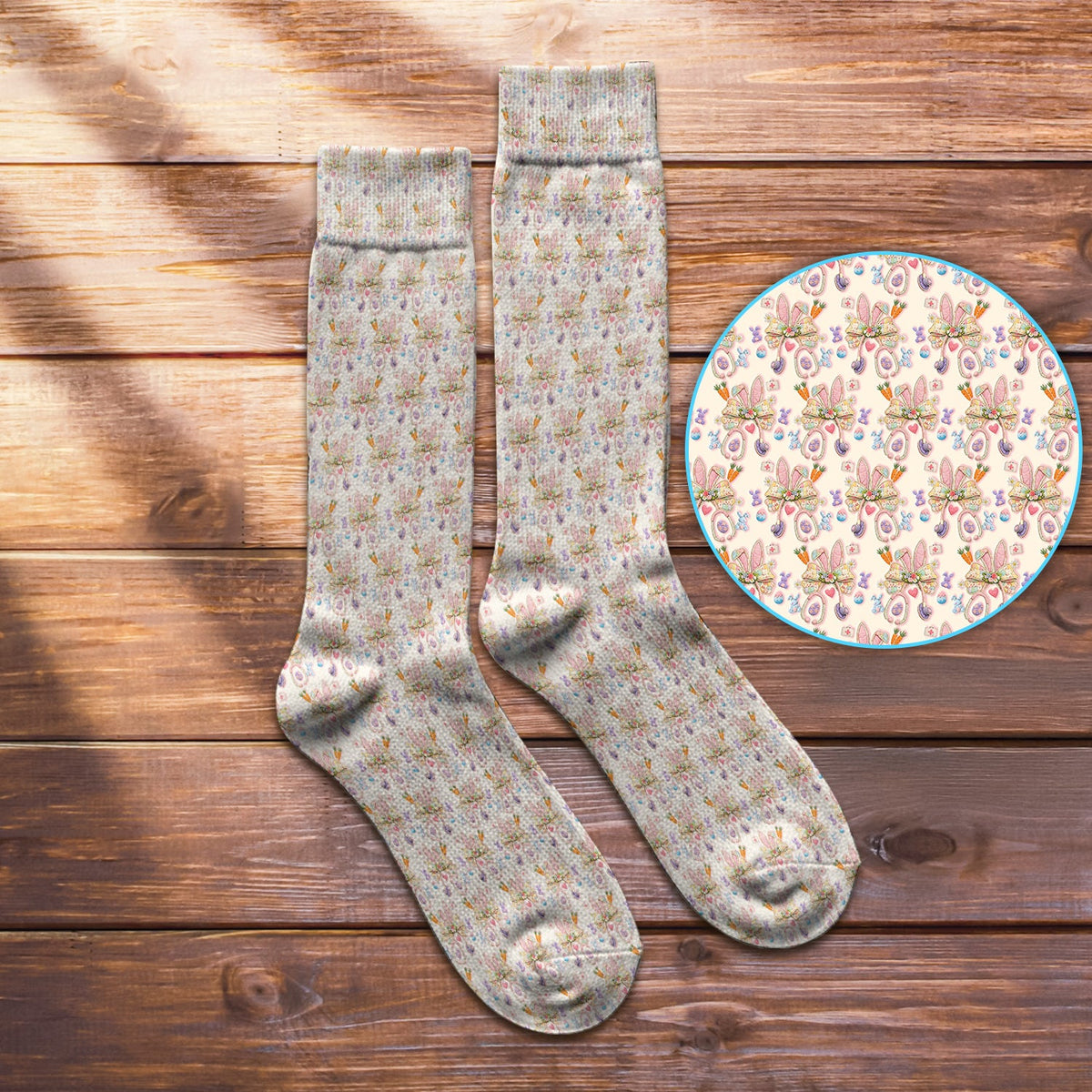 Bunny Stethoscope Nurse Socks - Easter Gift