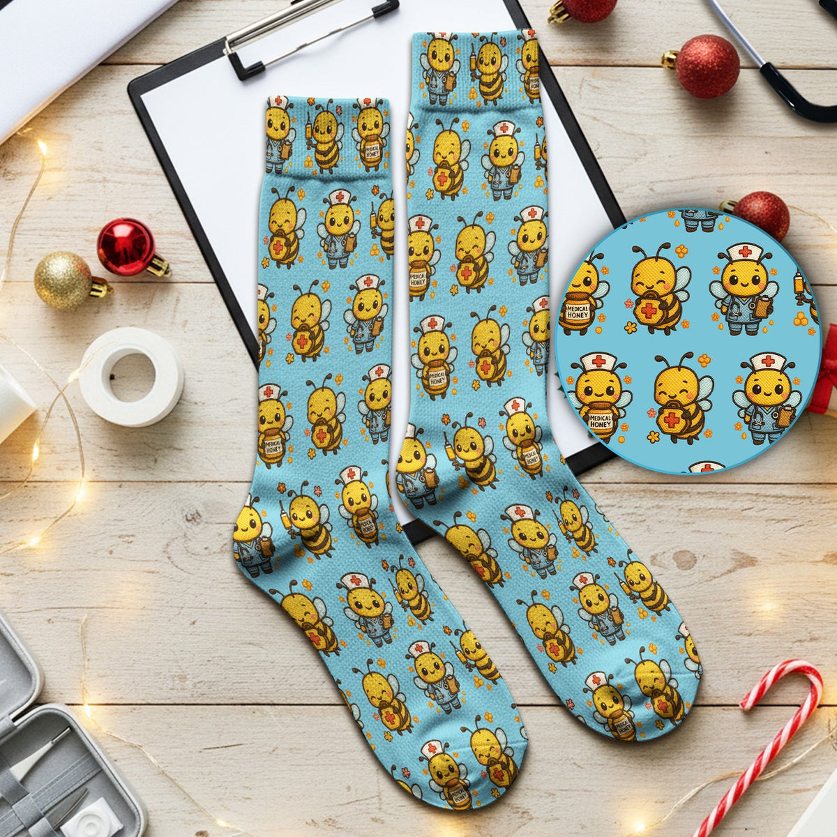 Honey Bee Nurse Socks