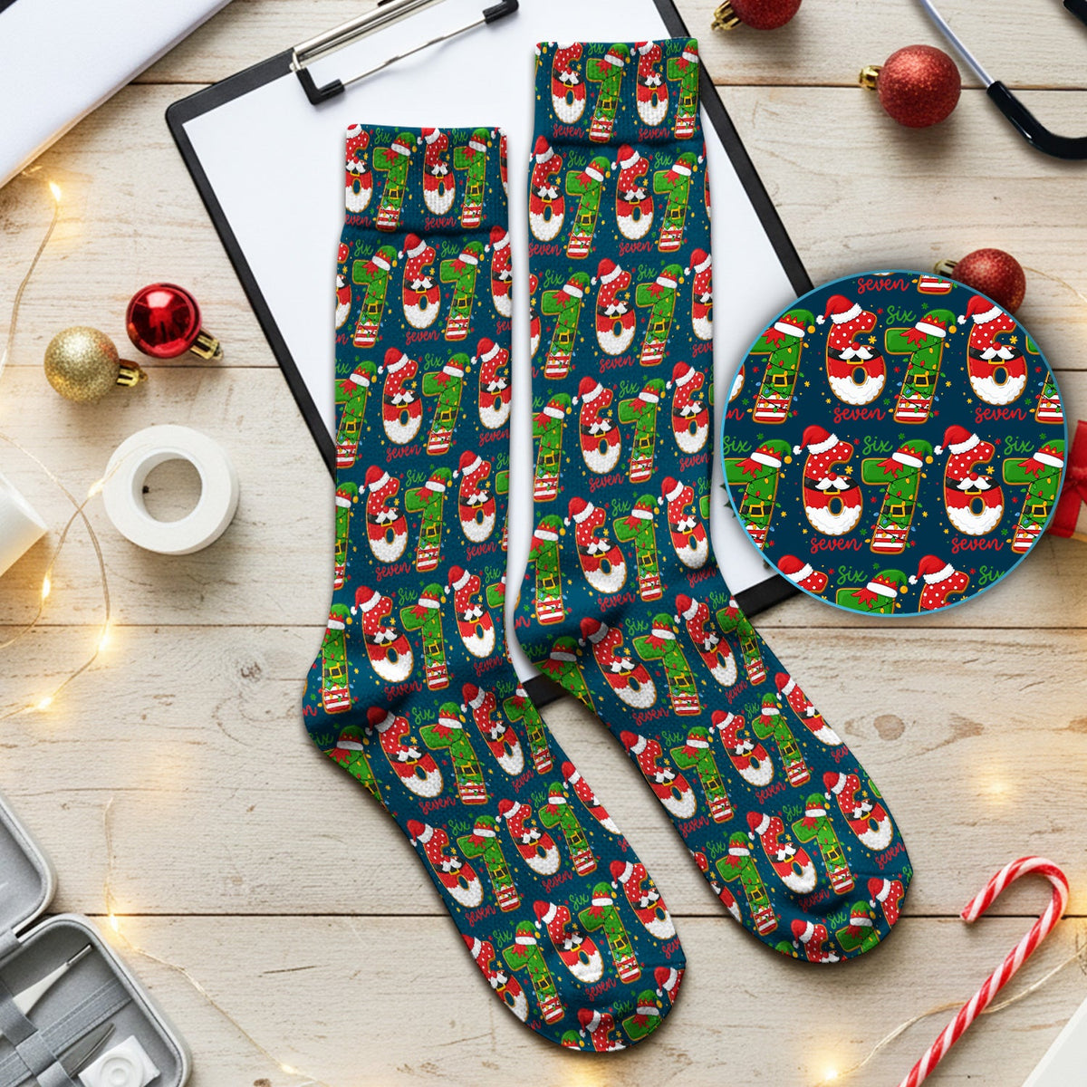 Christmas 67 Nurse Socks