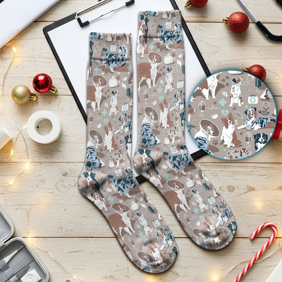 Veterinary Dog Nurse Socks