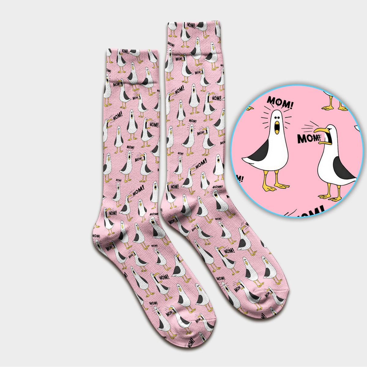 Seagull Mom Nurse Socks