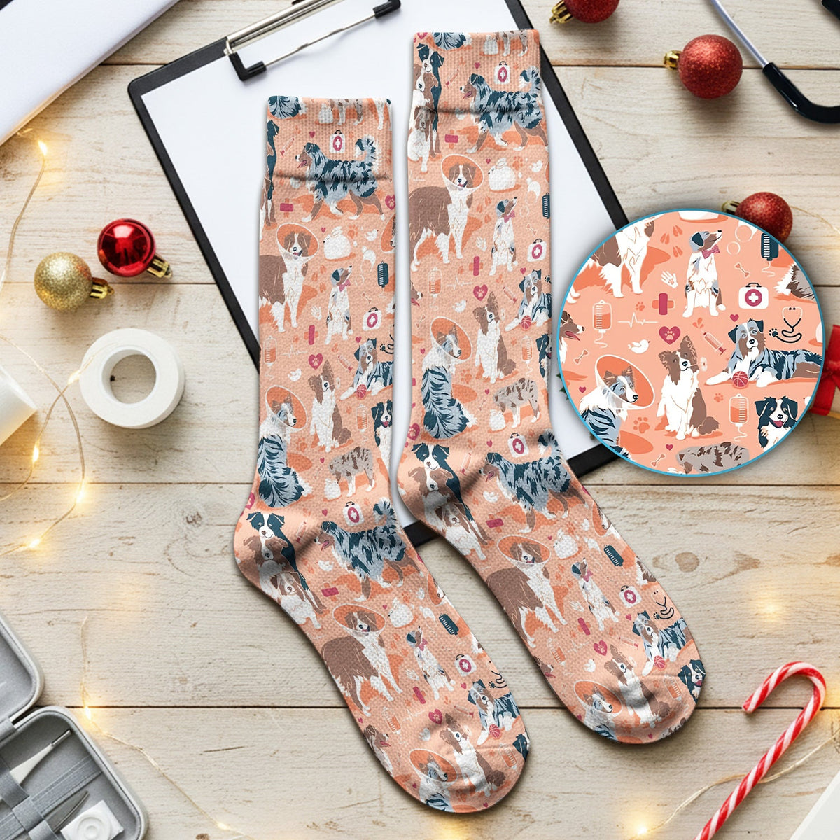 Veterinary Dog Nurse Socks