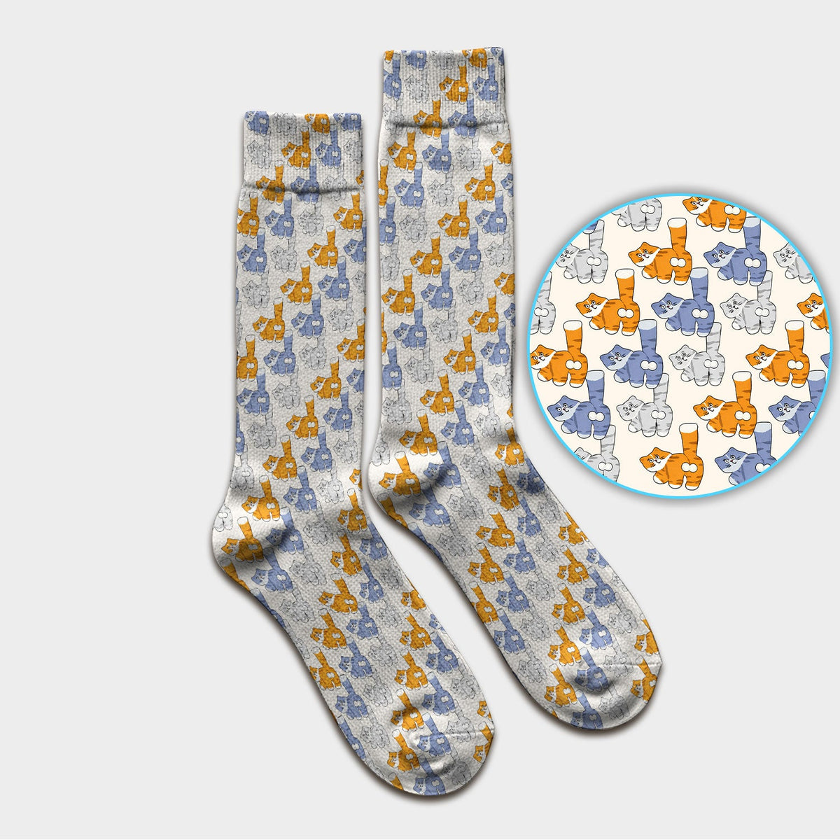 Cartoon Cat Nurse Socks