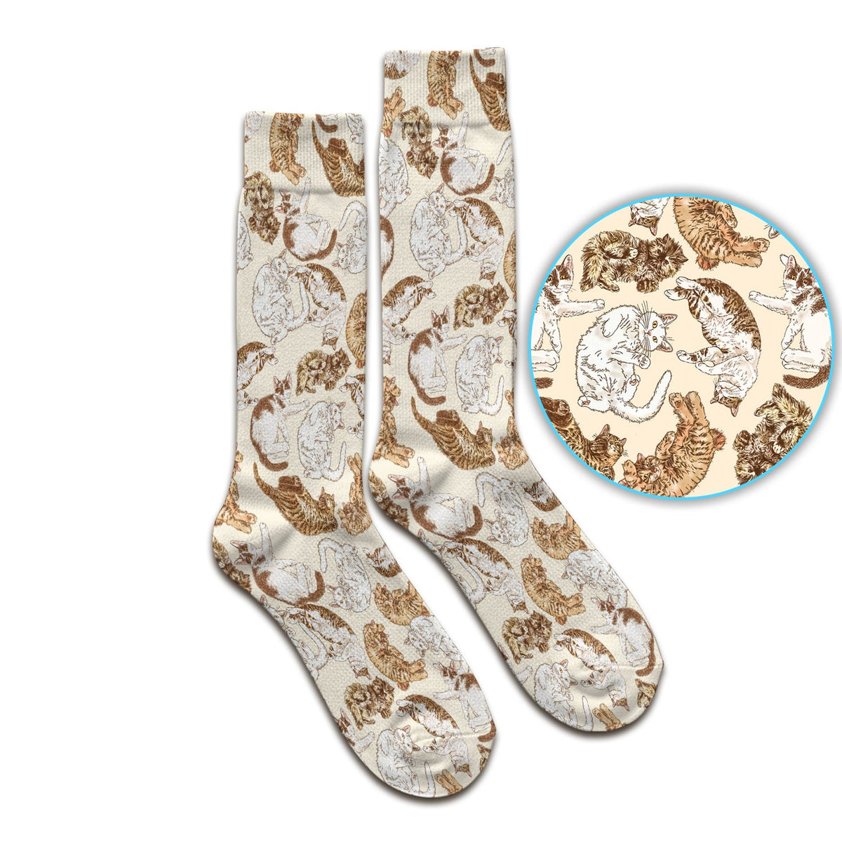 Lazy Cat Nap Nurse Socks
