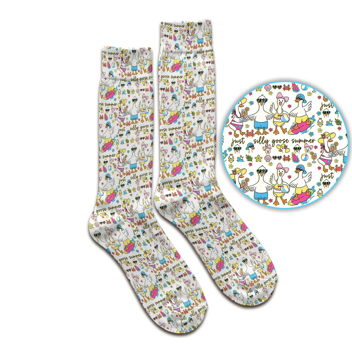 Silly Goose Summer Nurse Socks