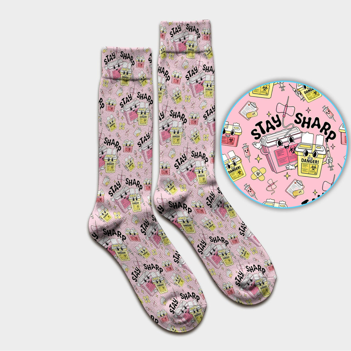 Stay Sharp Nurse Socks