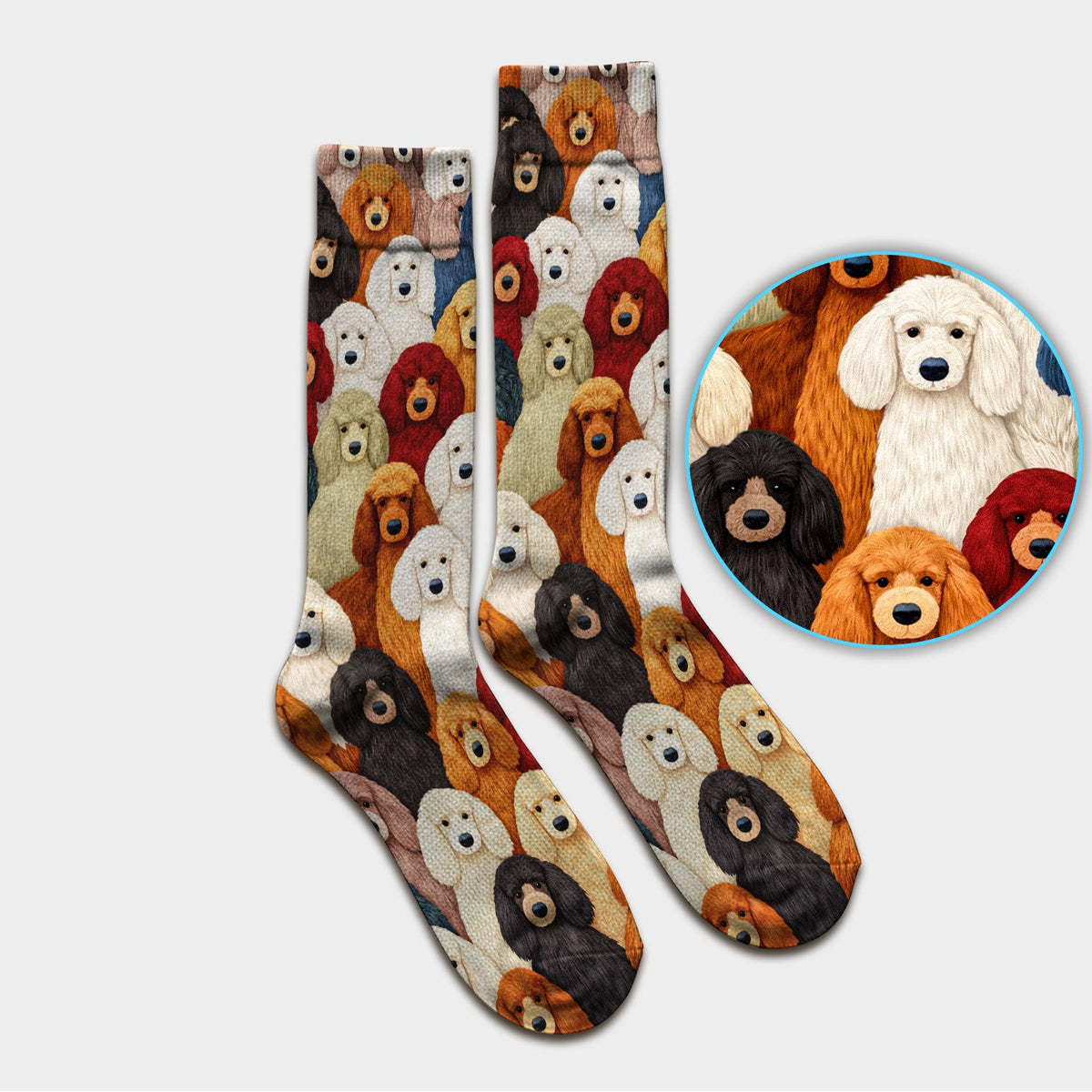 Poodle Dog Nurse Socks