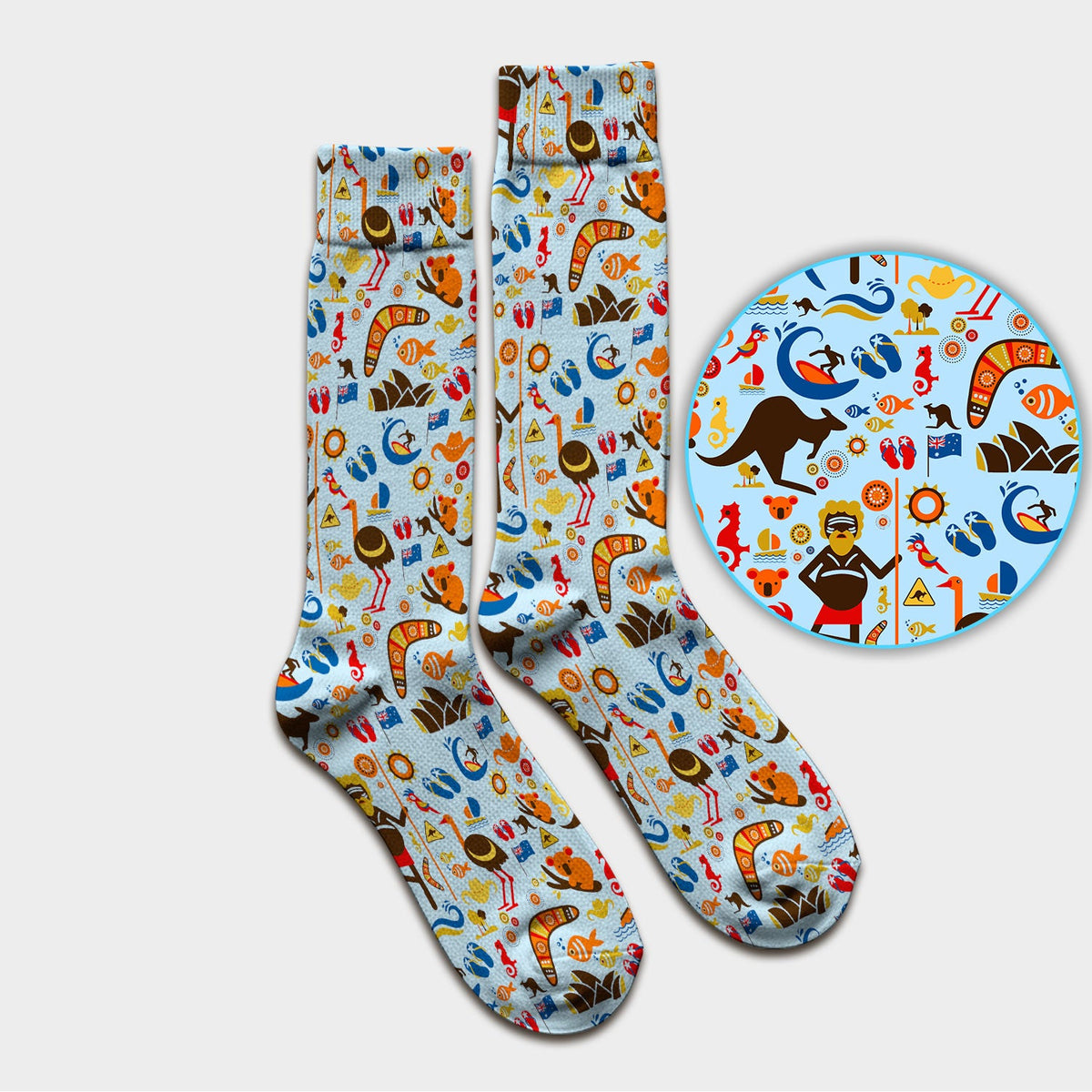Indigenous Inspired Icon Nurse Socks