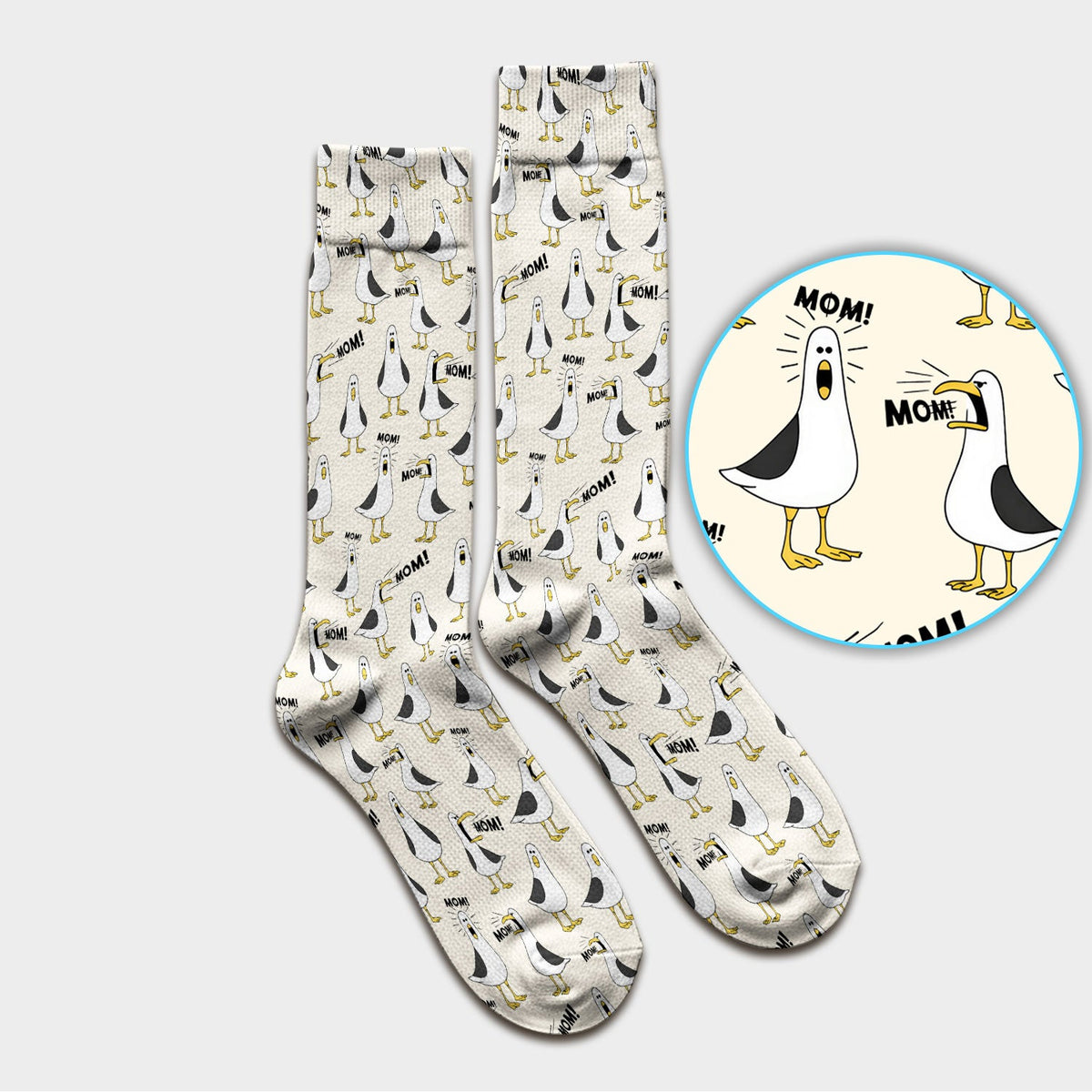 Seagull Mom Nurse Socks