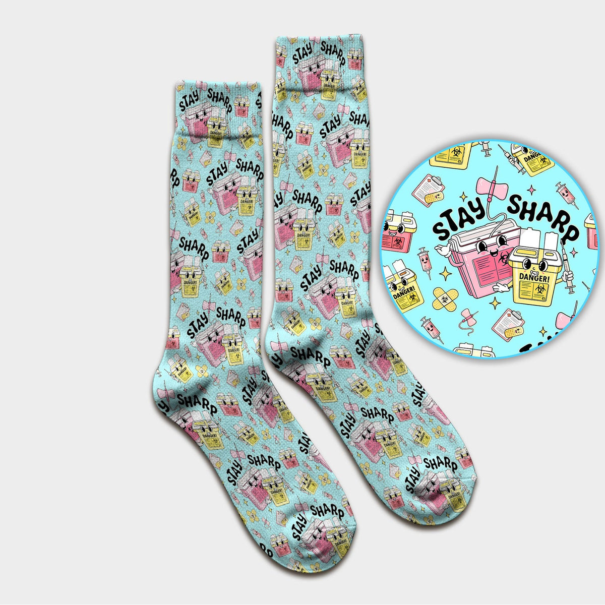 Stay Sharp Nurse Socks