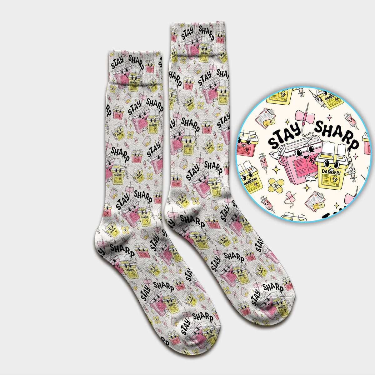 Stay Sharp Nurse Socks