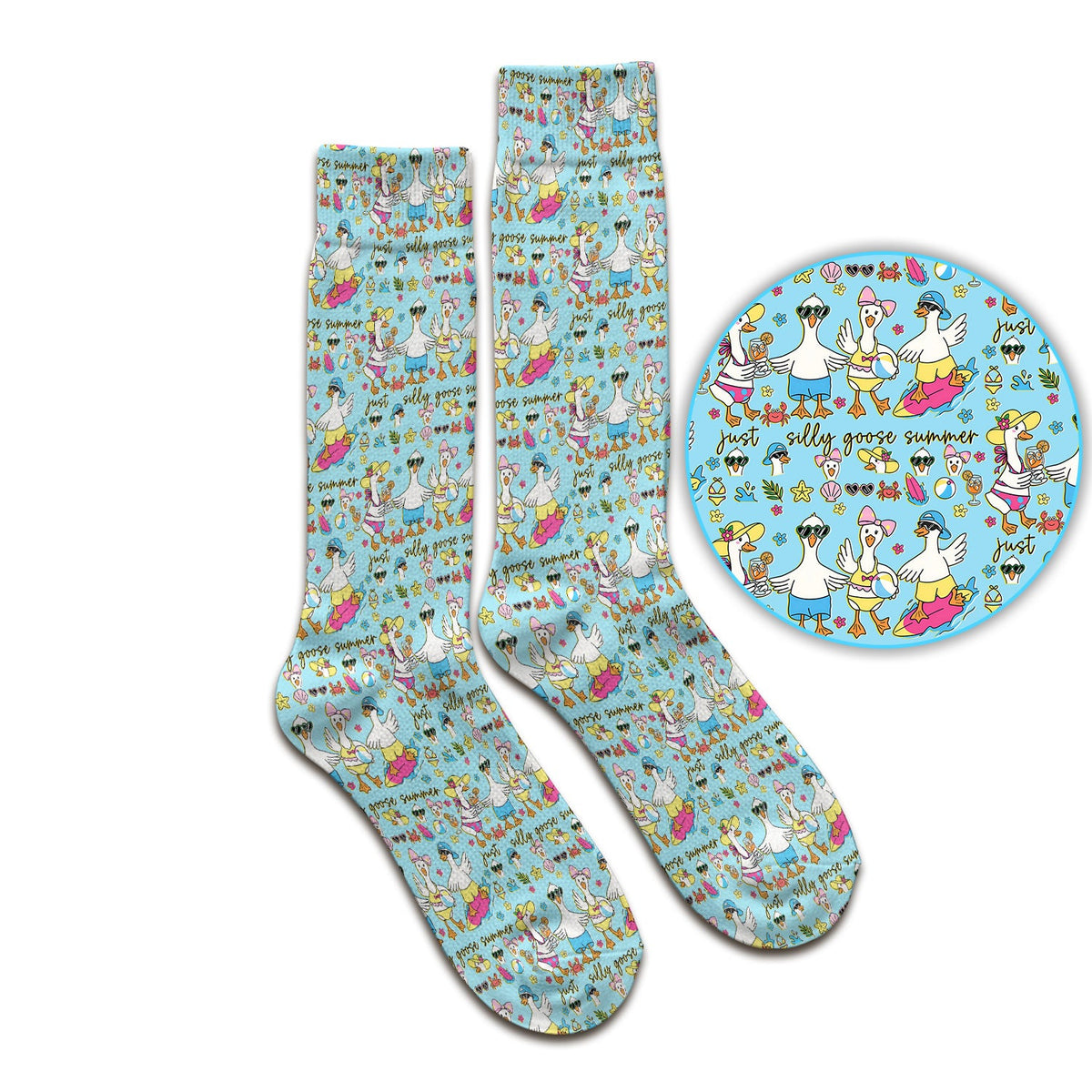 Silly Goose Summer Nurse Socks