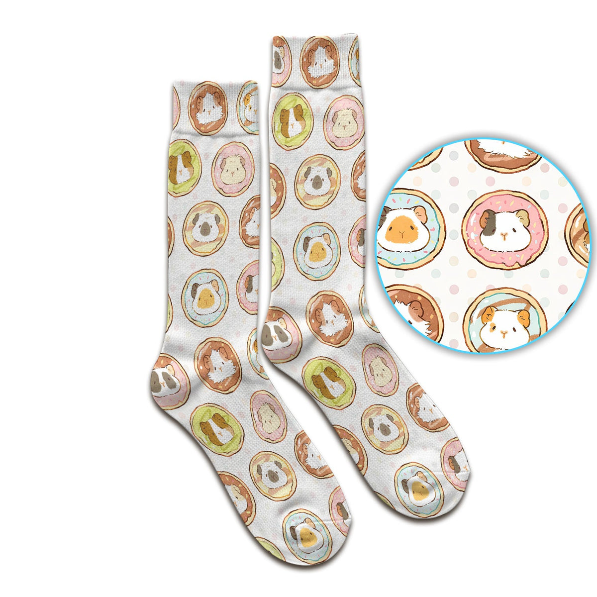 Guinea Pig Donut Nurse Socks