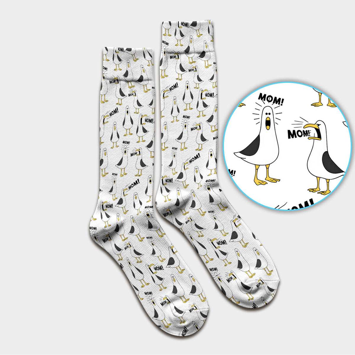Seagull Mom Nurse Socks